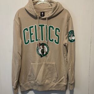 NBA Celtics Tan and Green Sweatshirt